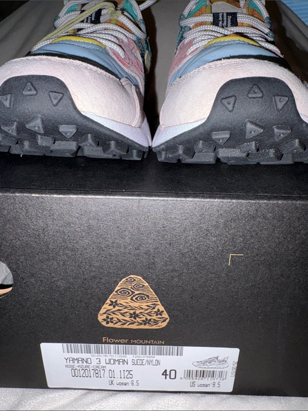 NWT YAMANO 3 WOMAN
Suede and technical fabric sneakers - Pink-Light Blue - Picture 8 of 15